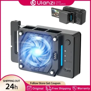 Ulanzi CU01 Thermostatic Semiconductor Camera Cooler Camera Cooling Fan Radiator 4K Recording Kit He…